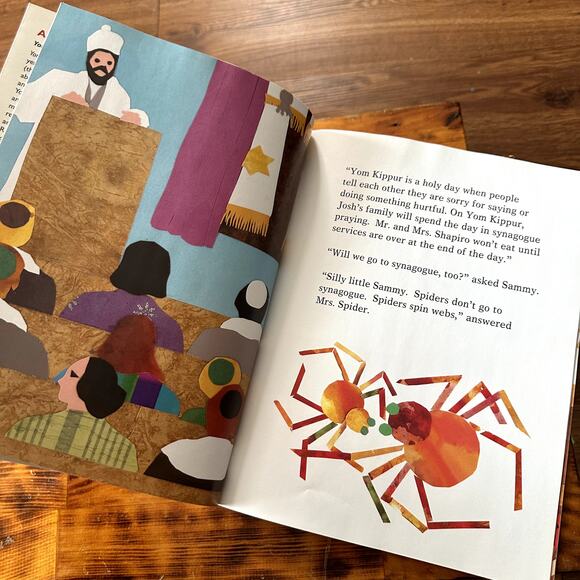 PJ Library Sammy Spider's First Yom Kippur Jewish Paperback Book - Picture 6 of 11